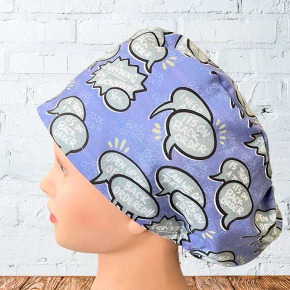 PREMIUM It's on Back Order~Euro Scrub Cap| Unisex Nurse Cap| Scrub Hat| Scrub Ca - Picture 1 of 4